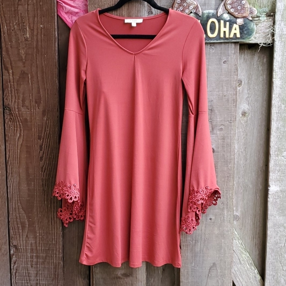 Haani Bell Sleeve Dress Excellent Condition